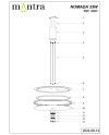 NOMADA* Lampara LED 33W 3000K